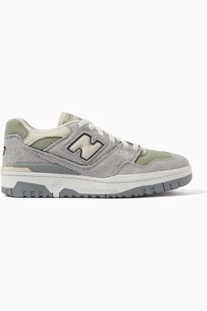 New Balance 550 Sneakers in Suede & Mesh