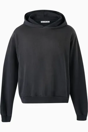 Acne Studios Unisex Logo-print Hoodie in Organic Cotton-blend