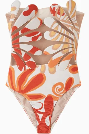 Adriana Degreas Algae Strapless One-piece Swimsuit
