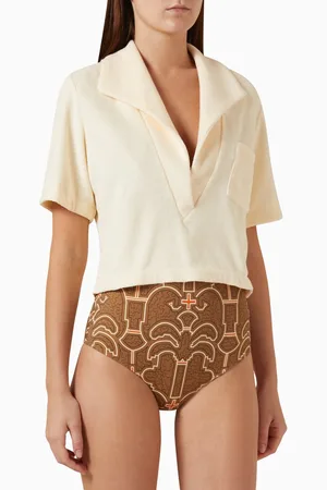 JOHANNA ORTIZ Eco de Espíritus T-shirt in Cotton-terry