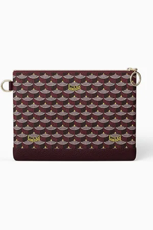 FAURÉ LE PAGE Zip Pochette in Scale Canvas