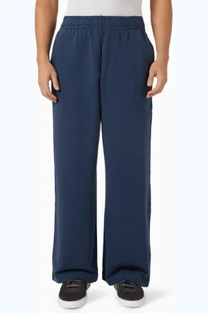 12 STOREEZ Wide-leg sweatpants in French-terry