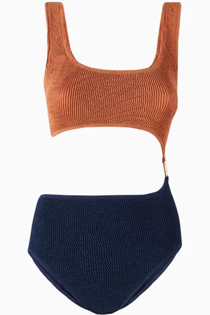 Cleonie Swim Aquatic Maillot One-piece Swimsuit in Stretch Nylon