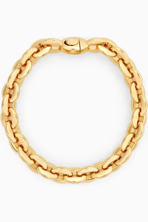 Bottega Veneta Shape Chain Bracelet in 18kt -plated Sterling Silver