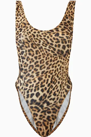 Norma Kamali Marissa Cheetah-print One-piece Swimsuit in Stretch Poly Lycra