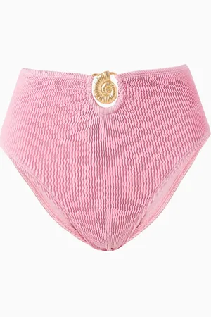 Cleonie Swim Tropics Bikini Briefs in Stretch Nylon