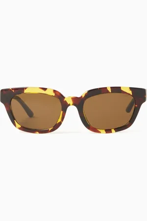 Emporio Armani Rectangular Sunglasses in Acetate