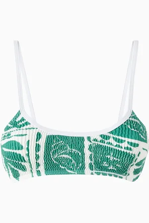 Cleonie Swim Lennox Kini Bikini Top in Stretch Nylon