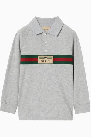 Gucci Web Polo Shirt in Cotton