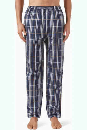 Emporio Armani Pyjama Pants in Woven Cotton