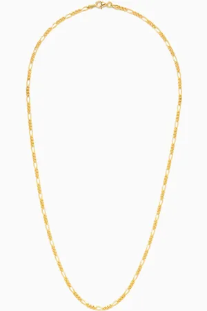 MIANSAI Figaro Chain Necklace in 14kt Vermeil