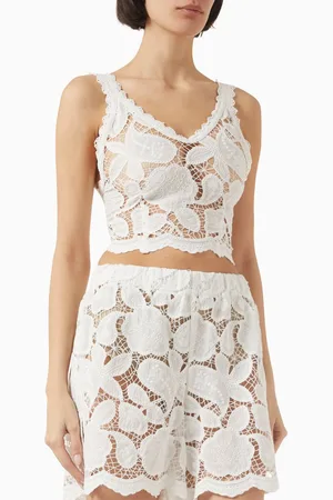Bambah Chloe Bralette Top in Crochet
