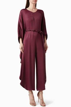 BAQA Belted Jumpsuit in Viscose-blend