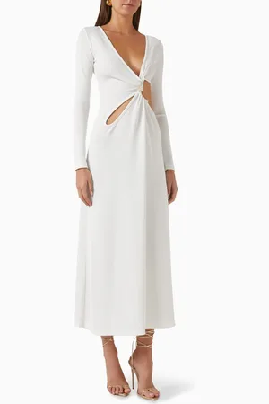CHRISTOPHER ESBER Cavern Stone Cut-out Gown