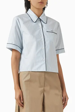 Prada Striped Logo Shirt