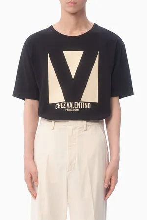 VALENTINO GARAVANI Chez Valentino-print T-shirt in Cotton