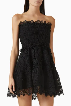 Waimari Vallarta Embroidered Mini Dress in Cotton