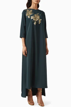 Ruya Floral-embellished Kaftan