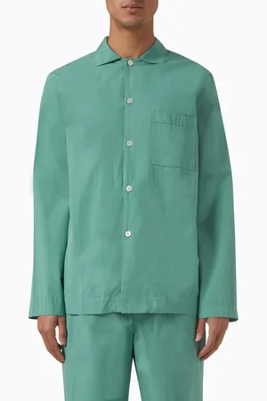 Tekla Long-sleeve Shirt in Cotton Poplin