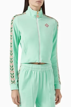 Casablanca Laurel Track Jacket in Velour
