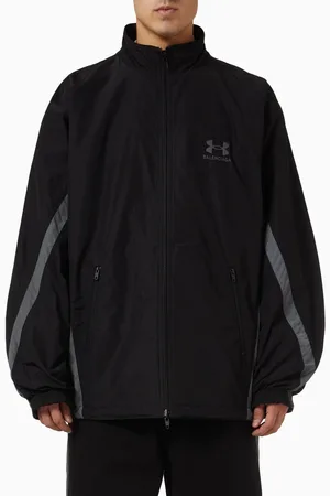 Balenciaga X Under Armour® Reversible Track Jacket in Twill-denim