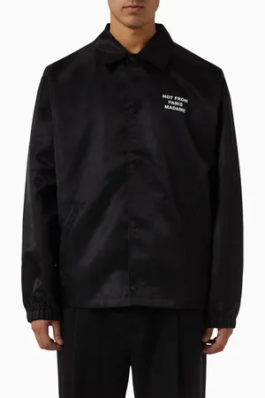 Drôle de Monsieur La Veste Slogan Jacket in Nylon