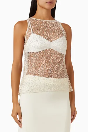 Anna Quan Demi Beaded Top