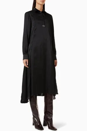 COPERNI Slit Midi Dress in Satin