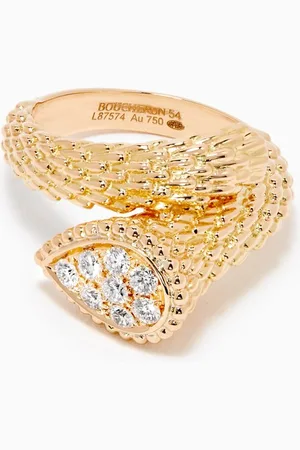 Boucheron Serpent Bohéme S Motif Diamond Ring in 18kt Gold