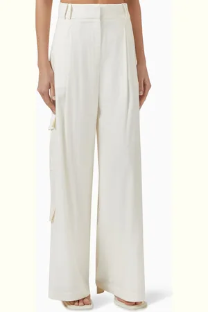 Shona Joy Kasbah Slouch Cargo Pants in Linen Blend