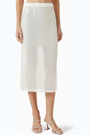 ENZA COSTA Sequin-embellished Midi Skirt