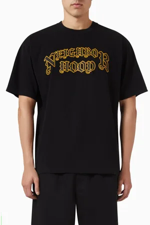 NEIGHBORHOOD Graphic Logo T-shirt in Cotton Jersey