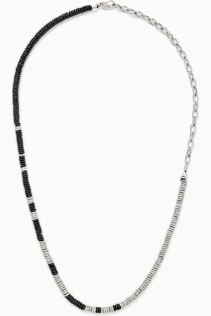 The Monotype The Otto Necklace in Silver-plated Brass