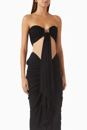 CHRISTOPHER ESBER Bezel Quartz Drape Top in Jersey