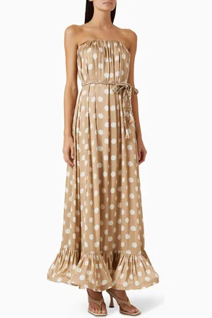 Hemant & Nandita Tira Polka-dot Maxi Dress