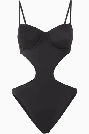 Norma Kamali Underwire Cut-out Mio Swimsuit in Nylon Lycra