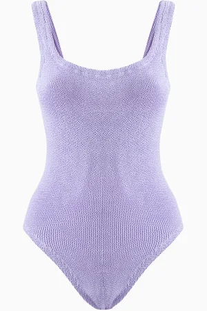 Hunza G Square Neck One-Piece Swimsuit in Original Crinkle™