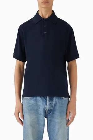 Saint Laurent Cassandre Polo Shirt in Piqué