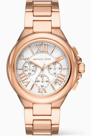 Michael Kors Camille Quartz Chronograph Stainless Steel Watch, 45mm