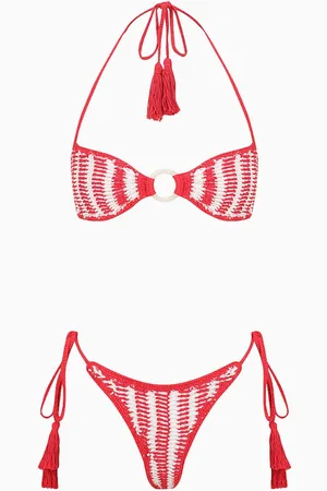 Cleonie Swim Acai Crochet Bikini Set