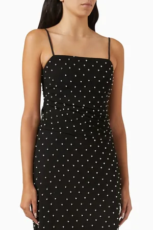 Anna Quan Elissa Rhinestone-embellished Top in Viscose