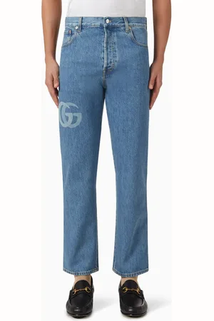 Gucci Laser Double G Jeans in Denim