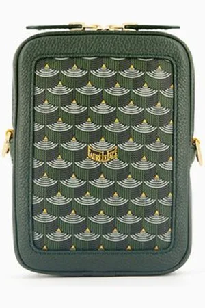 FAURÉ LE PAGE Phone Pouch in Scale Canvas