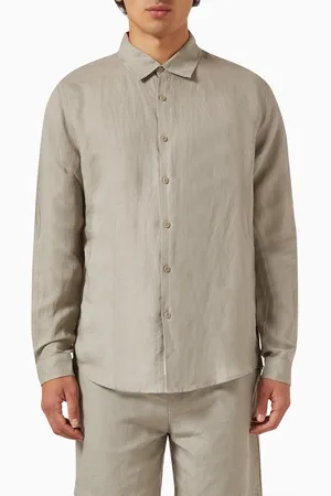 ONIA Air Long-sleeves Shirt in Linen