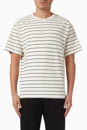 Frame Stripe Relaxed-fit T-shirt in Cotton