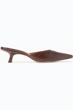 Reformation Wilda 50 Mules in Patent Leather