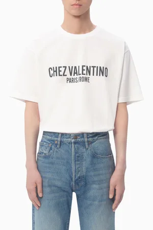 VALENTINO GARAVANI Chez Valentino-print T-shirt in Cotton