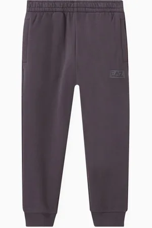 Emporio Armani EA7 Train Series Oversize Logo Sweatpants in Cotton
