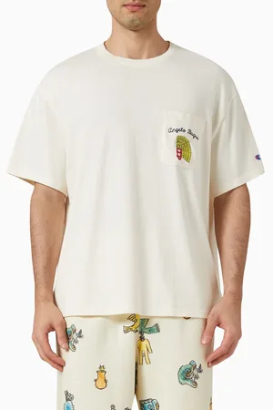 Champion X Angelo Baque Vintage Dye Pocket T-shirt in Cotton