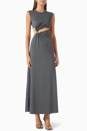 CHRISTOPHER ESBER Concave Stone Tank Maxi Dress